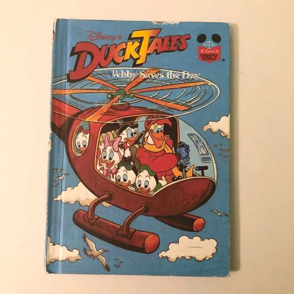 1989 DuckTales Webby Saves the Day Disneys Wonderful World of Reading